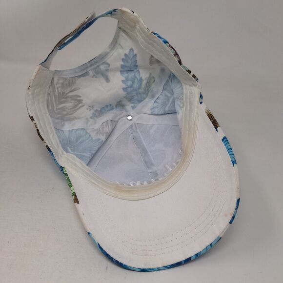 Bahamas Strapback Hat Multicolor One Size Adjustable Embroidered Floral - Picture 6 of 7